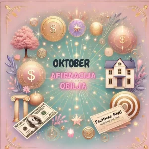 Afirmacija obilja za Oktober